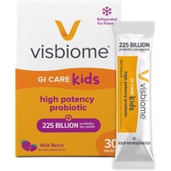 Visbiome® GI Care Kids -  Probiotic for IBS & UC Symptoms - Wild Berry Flavor, No Dyes- 225 Billion 
