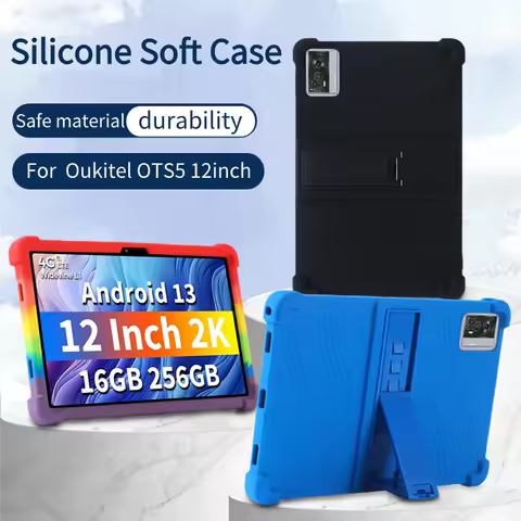 For Oukitel OT5S OT5 12 inch Tablet PC Soft Silicone Shockproof Drop resistance Cover Case with Rear
