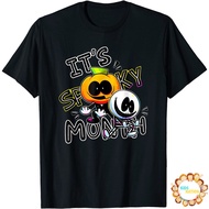 It's Spooky Month Skid and Pump Children's Clothes Skeleton Halloween Costume T-Shirt for girls boys