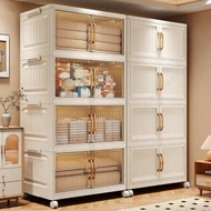 Foldable Stackable  L50-80cm 2 Doors Checkers Versatile Storage Cabinet With Pulley