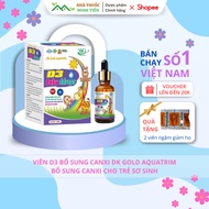 Dk Gold Aquatrim D3 Baby Ddrops Vitamin D3 K2 MK7 small peeled, for children from birth calcium supp