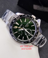 นาฬิกา SEIKO Automatic Presage Sharp Edged GMT รุ่น SPB219J1 SPB219J SPB219 หน้าเขียวเหนี่ยวทรัพย์