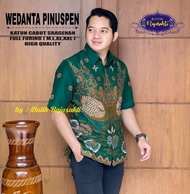 Wardana Hijau Baju Batik Terbaru 2023 Batik Pria Lengan Pendek Bajua Atasan Pria Dewasa Masa Kini Ba