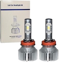 e-auto fun Genuine 3 Color Switching LED Fog Lamp, Headlight H8/H11/H16, Color Temperature Switching