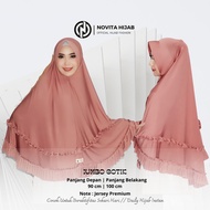 Jumbo Hijab Antem Jersey Material Cool Plain/Gothic JUMBO Hijab By Novita Hijab