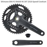 SHIMANO GRX FC RX600 2X10 Speed  Crankset RX600  Crank  Road Bike Crankset 170mm  46-30T  2*11 speed