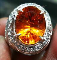 Batu permata natural madeira citrine