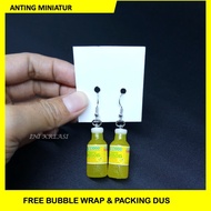 UNIQUE MINIATURE EARRINGS BOTTLE YOU C1000