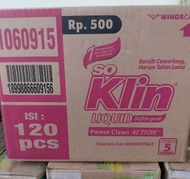 1 dus (120 pc) So klin liquid detergen cair so klin
