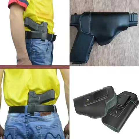 Hunting Accessories Left RIGHT Tactical Leather Holster for Concealed Carry Airsoft Gun Holsters for