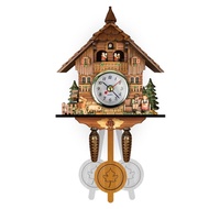 Cuckoo Wall Clock Cuckoo Alarm Clock Nordic Retro Clock Wooden Living Room Clock Home