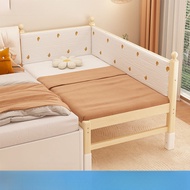 Luxury】Baby 2 【Light Bed Splicing Bed Adjustable Height Solid Wood Baby Bed With Guardrail Small Bed