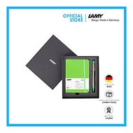 Gift Set Lamy Notebook A6 Softcover Green + Lamy Logo Green - GSA6-Lo003