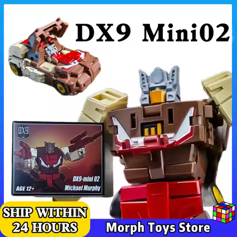 In Stock Transformation Toys DX9 MINI02 DX9-MINI02 Chromedome Headmaster Warrior Mecha Action Figure