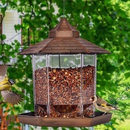 DOREEN Food Container Feed Station Outdoor Gazebo Waterproof Garden Yard For Pet Feeding Tool
