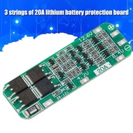 Famuchen 12V 12.6V 18650 Li-ion Lithium Battery Charger PCB BMS Protection Board For Drill Motor 12.6V Lipo Cell Module