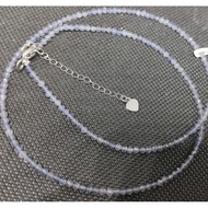 Necklace Iolite Natural Crystal / Gelang Leher Iolite Kristal堇青石天然水晶