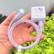 Suitable for Apple Notebook MacBook Air 30W 35W 40W Charger M4 Data Cable Protective Case Rope