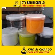 [COMBO of 3 PCS] Cream Jar 500g Plastic Jar for Body Cream, Lotion, Cosmetics