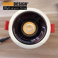 Wynn Design [Anti Glare Recess Eyeball] LED Recessed Downlight with 3500k (EB6650)