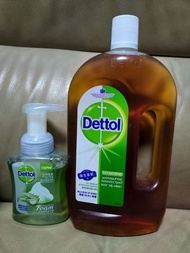 Dettol滴露消毒藥水1.2L + 泡泡洗手液250ml