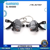 Shifter 9 Speed Shimano Alivio M4000 Rapidfire Plus Sepasang L/R