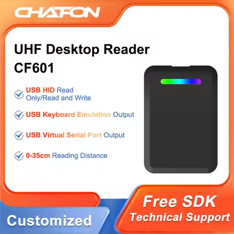Chafon CF601 rfid usb rfid reader writer iso18000-6C protocol with SDK demo software used for access