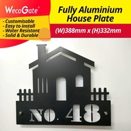 Aluminium House Number Plate