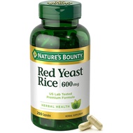 Bounty Red Yeast Rice, Herbal , 600mg, 250 Capsules O0XQ