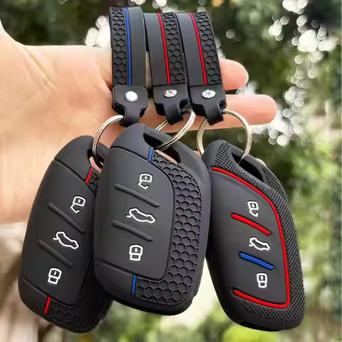keychain for MG GT 2026 ZS ZX HS GT MG5 VE MG6 Silicone Car remote Key Case Cover fob key shell hold
