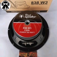 NEWEST - 8 inch Black Spider 838 W3 Vocal Bass Fullrange Line Array Mid Speaker