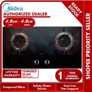 Midea 4.0kW Safety Device Built-in Cooker Hob / Gas Stove MGH-2408GL (MGH-2408 / 2408)