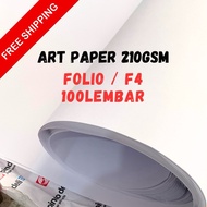 210gsm folio art paper f4/ - kingstruk 210gsm f4