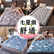 ST/🧿Warm Thickened Mattress Household Mattress Double Foldable Student Dormitory Tatami Mattress Floor Mat MHSI