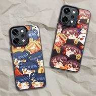 RN48 Character Genshin Chibi Case Oppo series Compatible for Oppo Reno 14 Pro 5G 14 5G 14F 5G 13 Pro