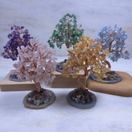 Natural Crystal Money Tree Crystal Lucky Tree  Crystal Money Tree for Attracting Wealth and Abundanc