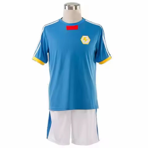 Israel Anime Inazuma Eleven Gouenji Shuuya Football Team Halloween Blue Cosplay Costumes