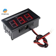 Pcbfun 0.56 Inch DC 4.5-30V Digital Voltmeter Voltage Tester Gauge LED Display Two Wires Volt Meter 