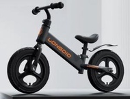 RUN2FREE - 兒童無腳踏平衡車/滑步車(14吋橡膠充氣輪車胎適合身高95-130cm) - 黑色