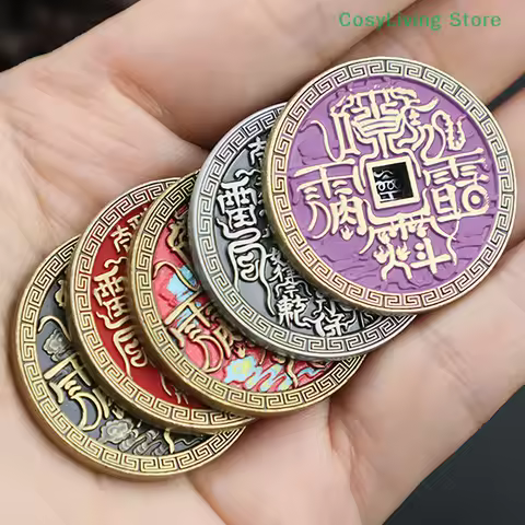 Traditional Feng Shui Mountain Ghost Money Ancient Chinese Coin Model Amulet Of Wealth Leizu Good Lu