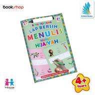 Buku Pertama Lap Bersih Menulis Huruf Hijaiyah- Belajar Menulis menggunakan Pen Penanda Papan Putih 