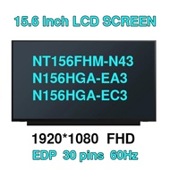 15.6 Slim Laptop LCD Screen NT156FHM-N43 fit B156HTN06.2 0A N156HGA-EA3 C3 for Lenovo V15 G2 G3 E15 