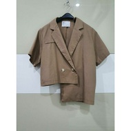 Asymmetrical LInen Top