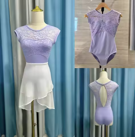 Ballet Leotard for Women High Quality Lace Dance Practice Clothing Adult Aerial Yoga Daily Dance Tig