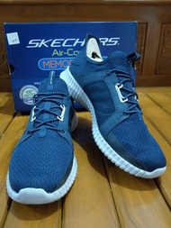 Sepatu Skechers Air Cooled Memory Foam Navy