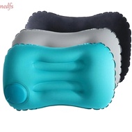 NEDFS Camping Pillow, Soft Press-inflatable Air Inflatable Pillow, Head Inflatable Automatic Ergonom