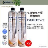 愛惠浦 - Pentair Everpure 4C2 濾水芯替換濾芯 x2支 兼容H104 H-104 PBS400 PBS-400