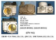 日產第一代 X-TRAIL 2.0-2.5 / QRV 2.5 / 09前 TEANA 2.0-2.3電子節氣門