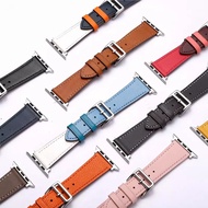 Leather strap For Apple watch band 44mm 45mm 41mm 40mm 42mm 38mm Accessorie wristband correa bracelet iWatch series 3 4 5 6 SE 7