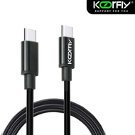 [Penjual Tempatan]  Koorfly USB C To C / C To L Fast Charging USB Cable compatible for iPhone  Andro